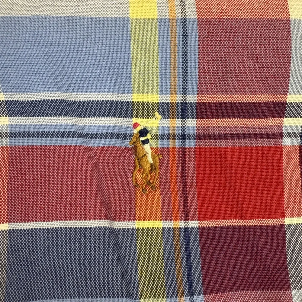 Ralph Lauren Plaid Button Down Shirt Mens XL
